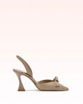Clarita Slingback Cap Toe 85 Semolina
