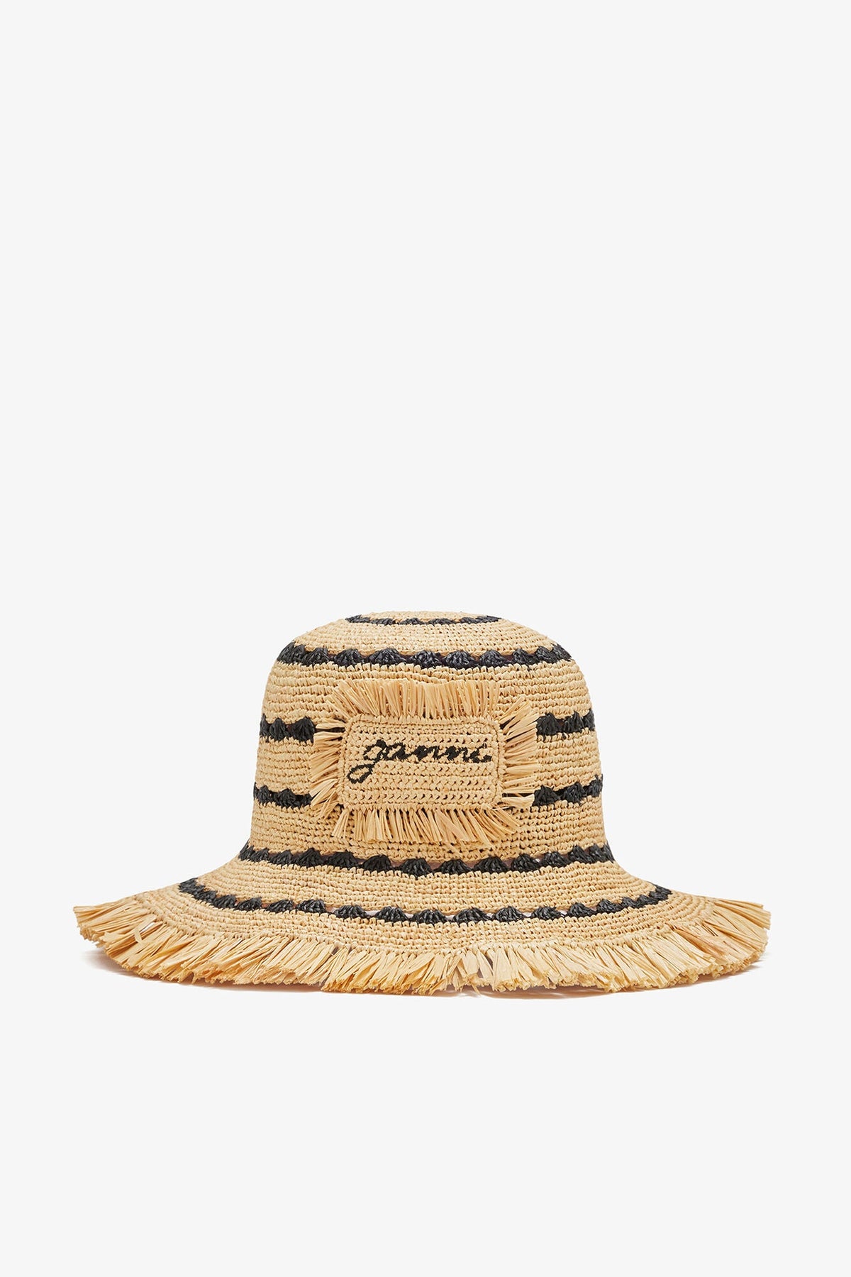 Ganni Raffia Bucket Hat
