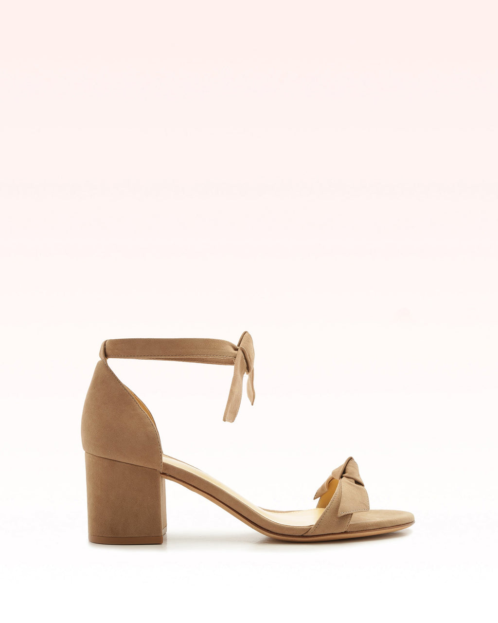 Clarita Block 60 Suede Cameo