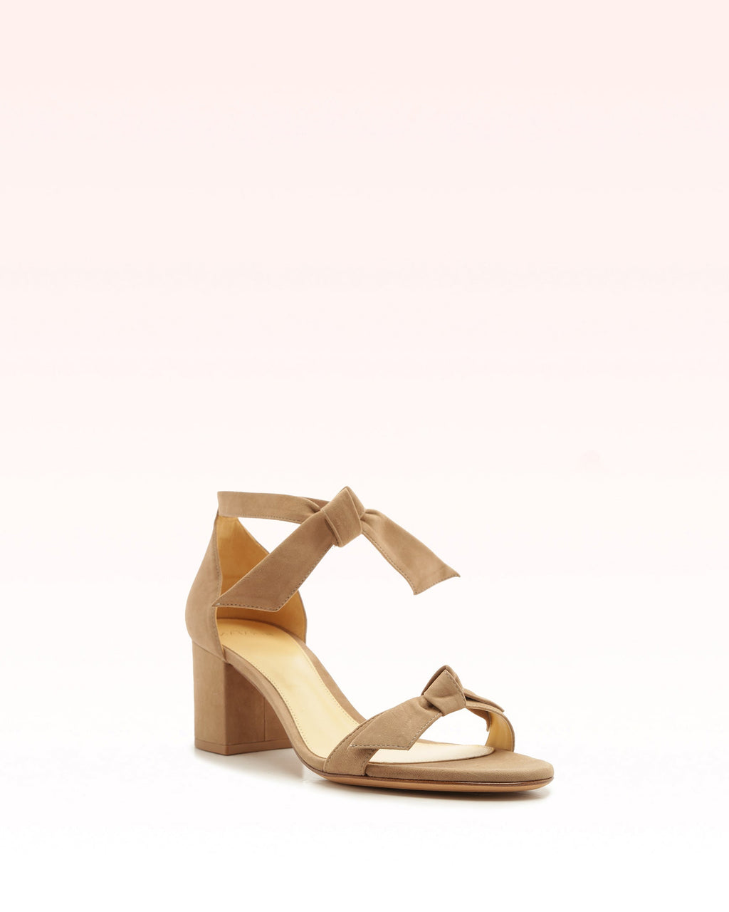 Clarita Block 60 Suede Cameo