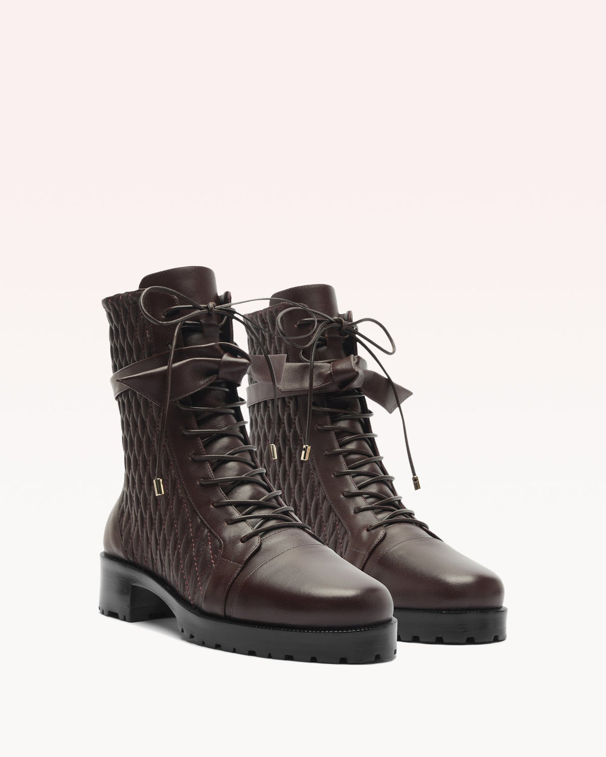 Quilted Clarita Combat 30 Dark Plum