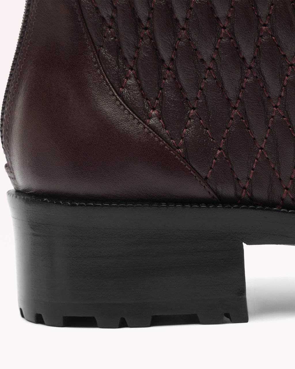 Quilted Clarita Combat 30 Dark Plum