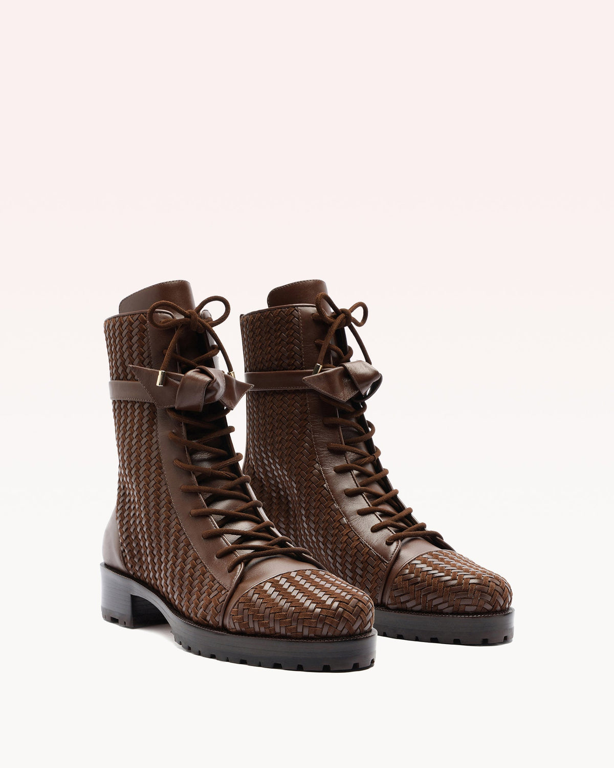 Tresse Combat Bootie Brown