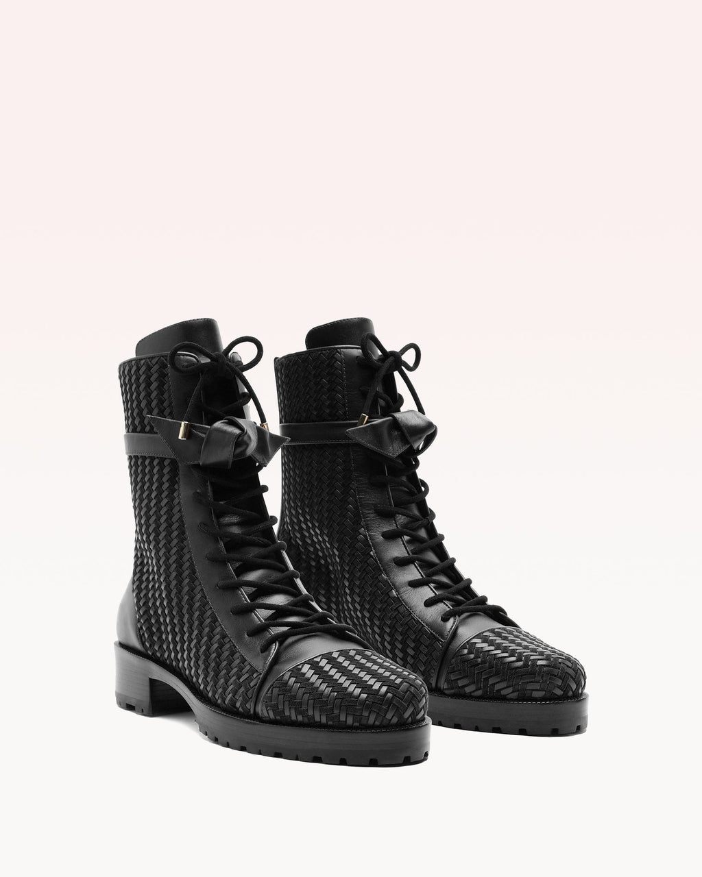 Tresse Combat Bootie Black