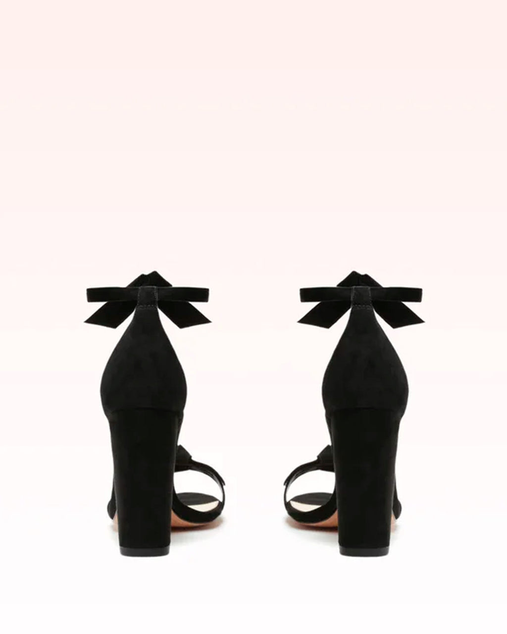 Clarita Block 90 Suede Black