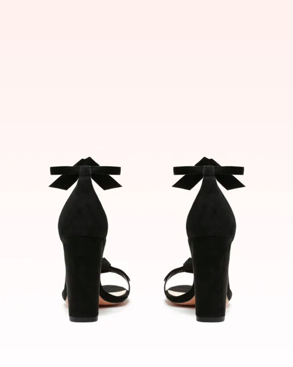 Clarita Block 90 Suede Black