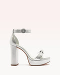 Clarita Platform Bridal 120 Silver