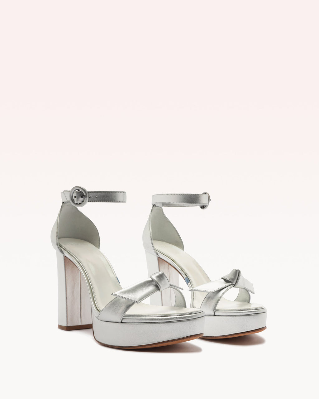 Clarita Platform Bridal 120 Silver