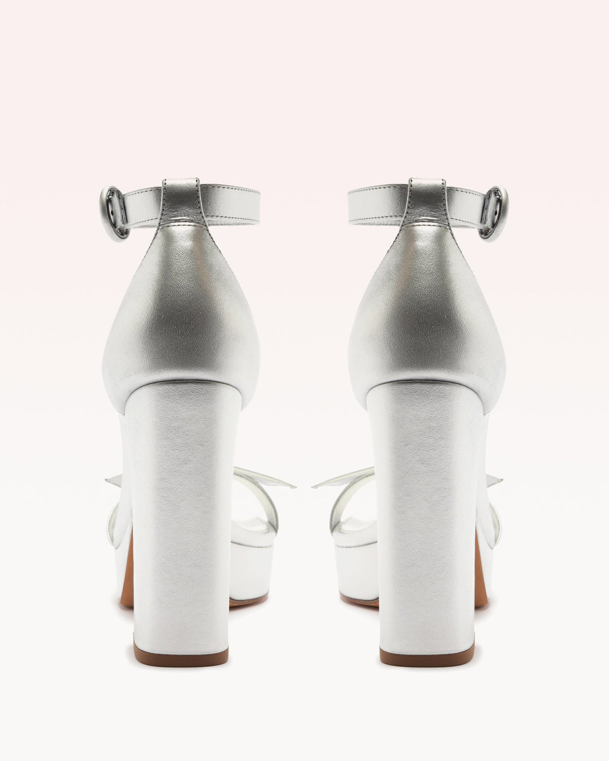 Clarita Platform Bridal 120 Silver