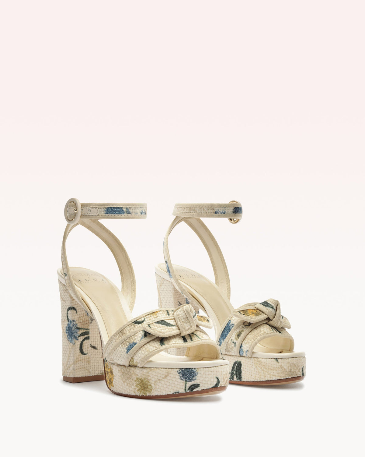 Grosgrain Raffia Platform 120 Laguna