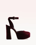 Vita Platform 120 Velvet Burgundy