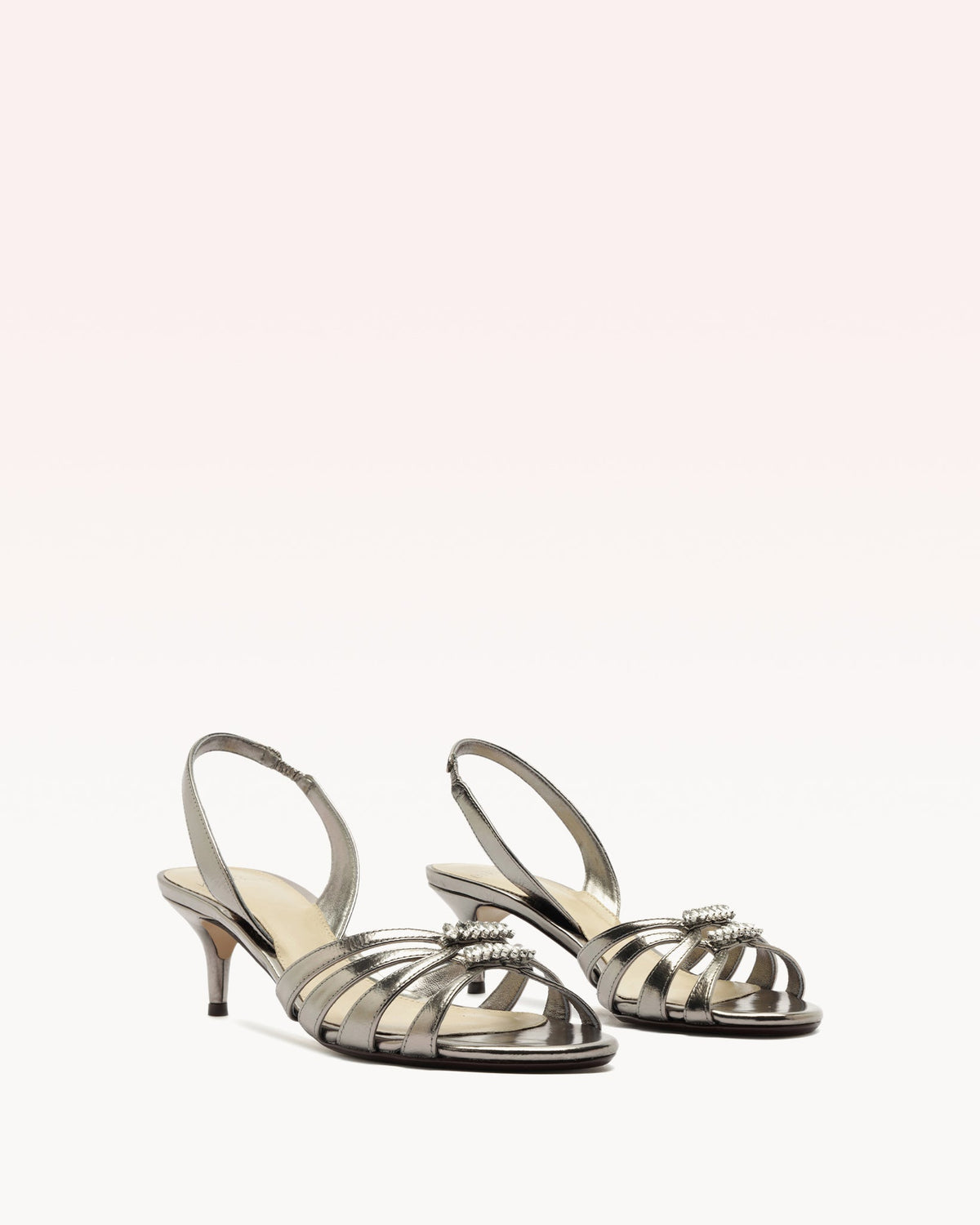 Noelle Kitten Sandal Graphite