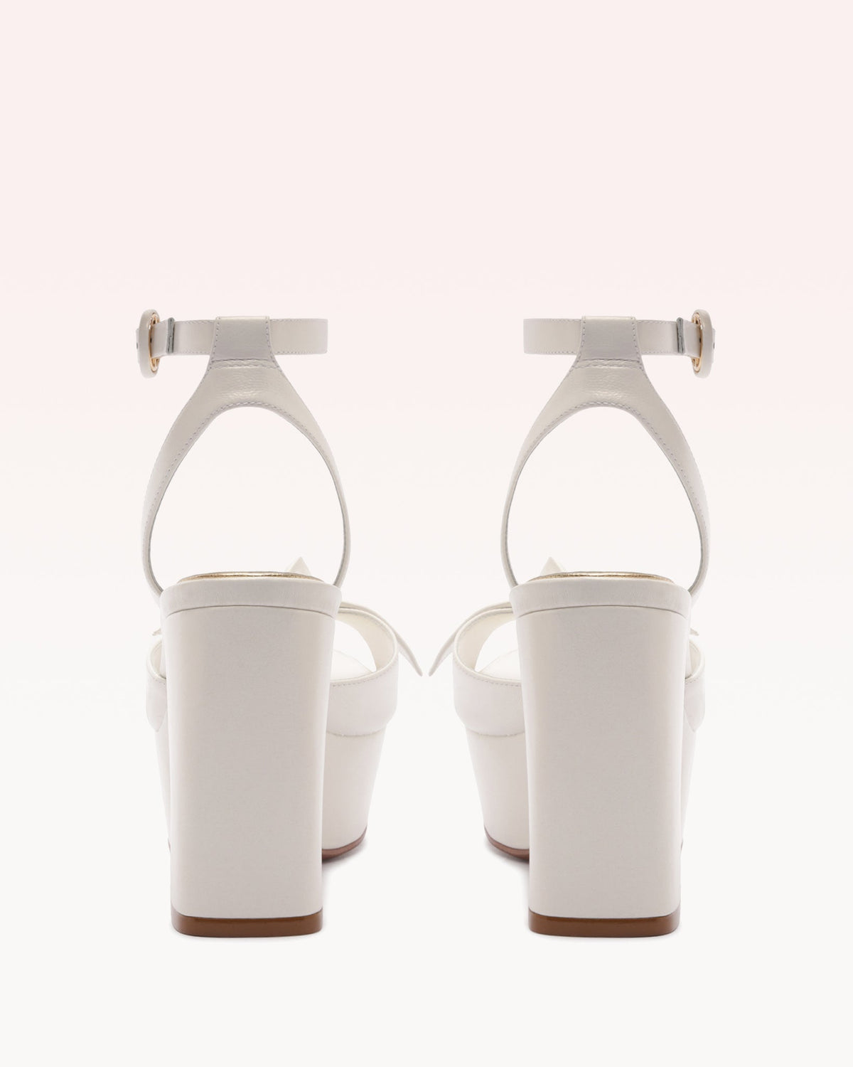 Clarita Tie Platform Ivory