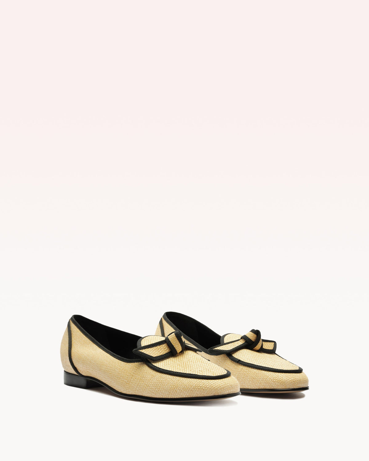 Grosgrain Raffia Loafer