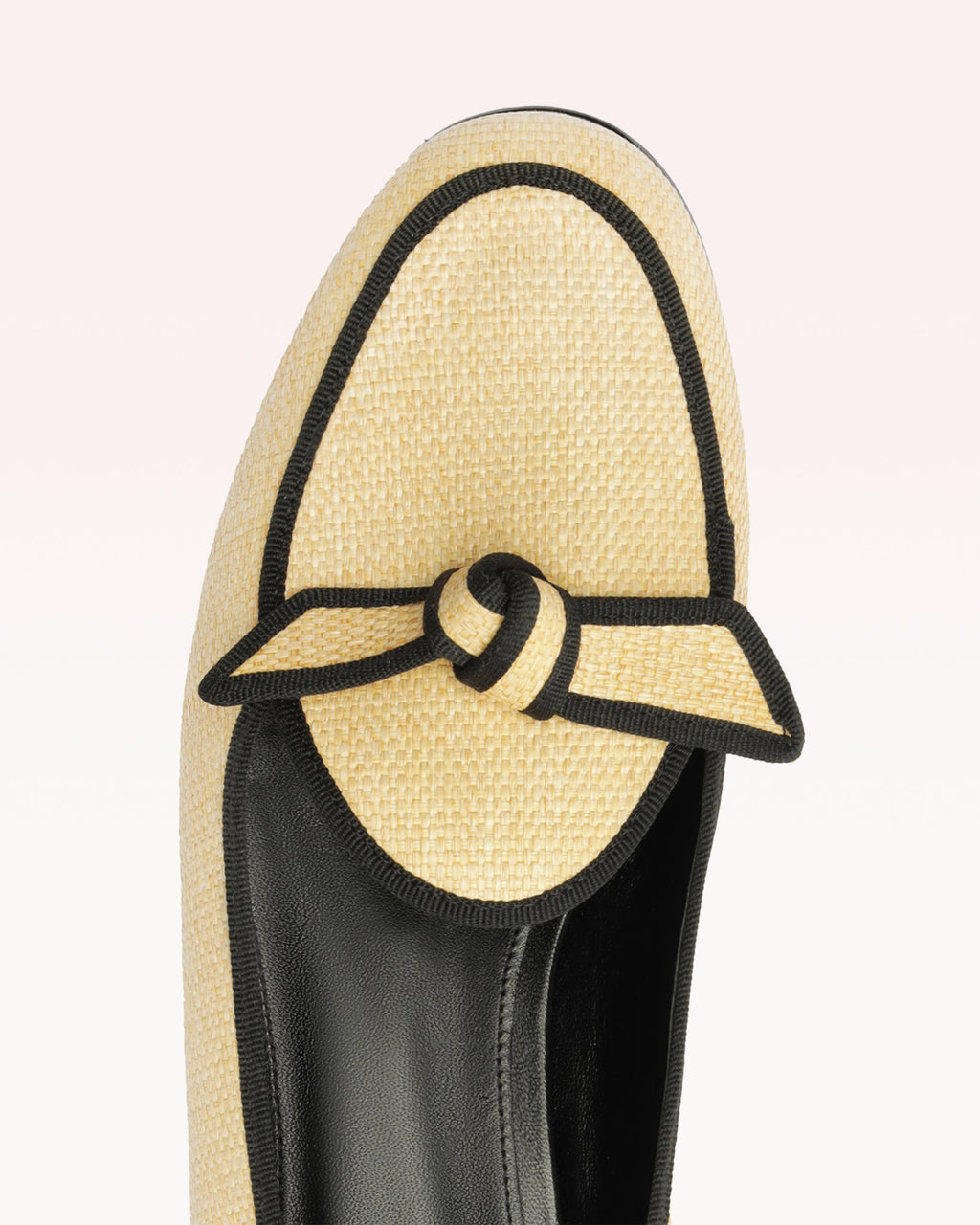 Grosgrain Raffia Loafer