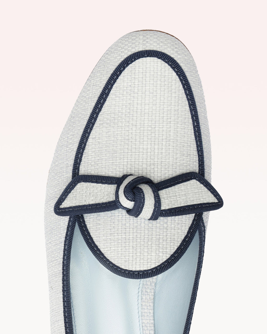 Grosgrain Raffia Loafer