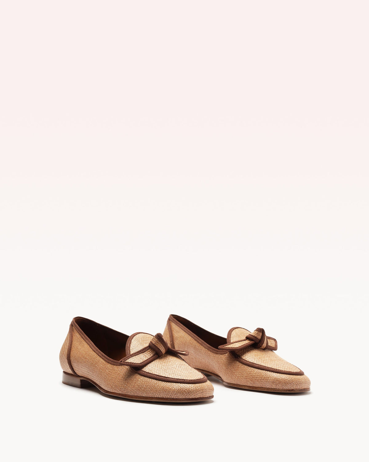 Grosgrain Raffia Loafer