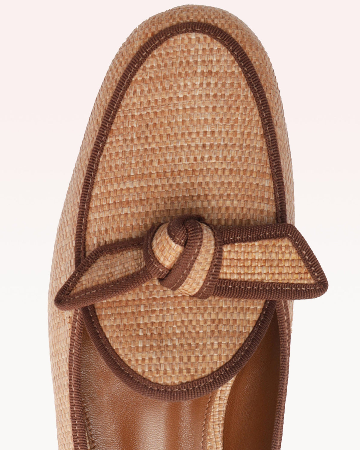 Grosgrain Raffia Loafer