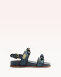 Grosgrain Raffia Sport Sandal Laguna