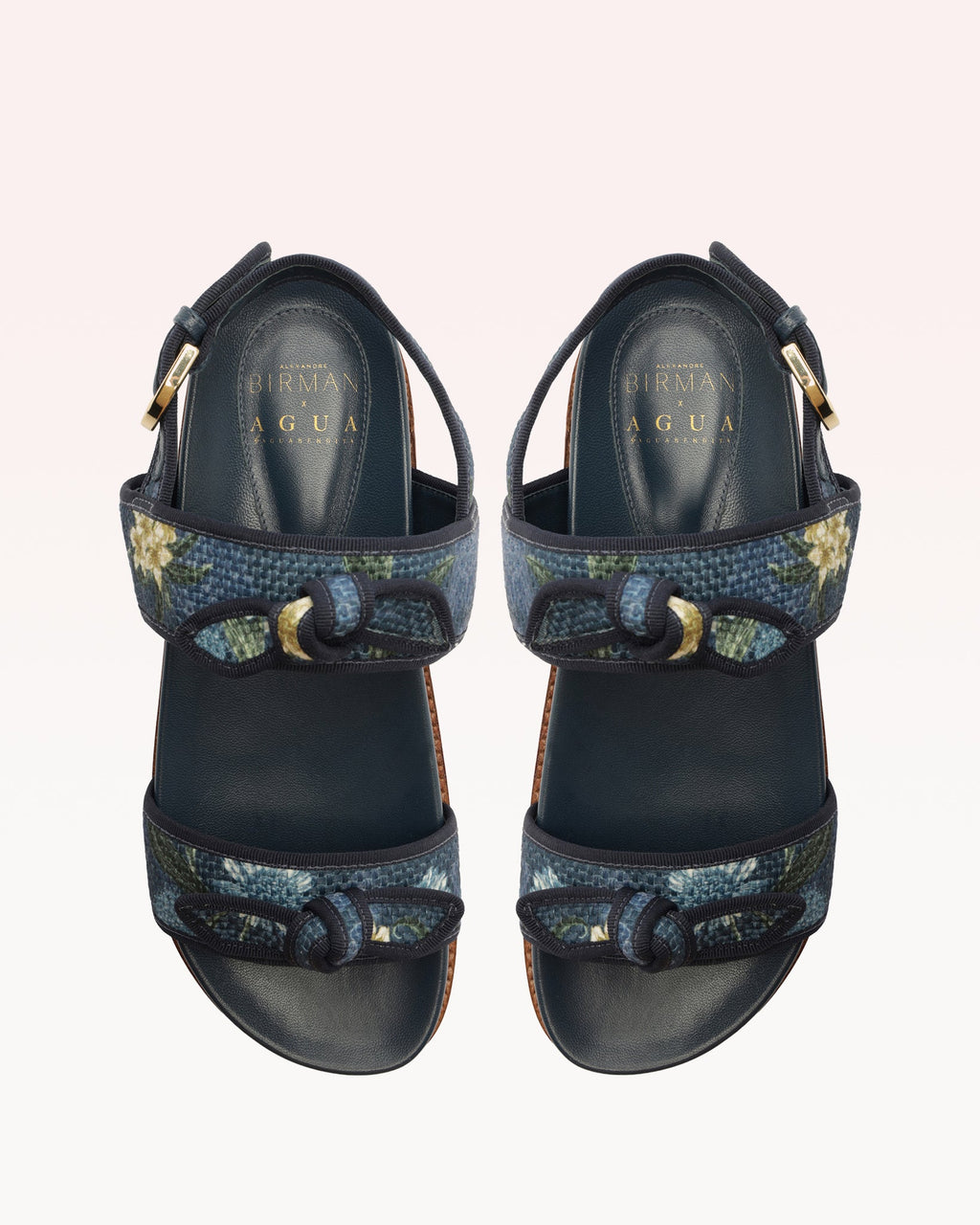 Grosgrain Raffia Sport Sandal Laguna