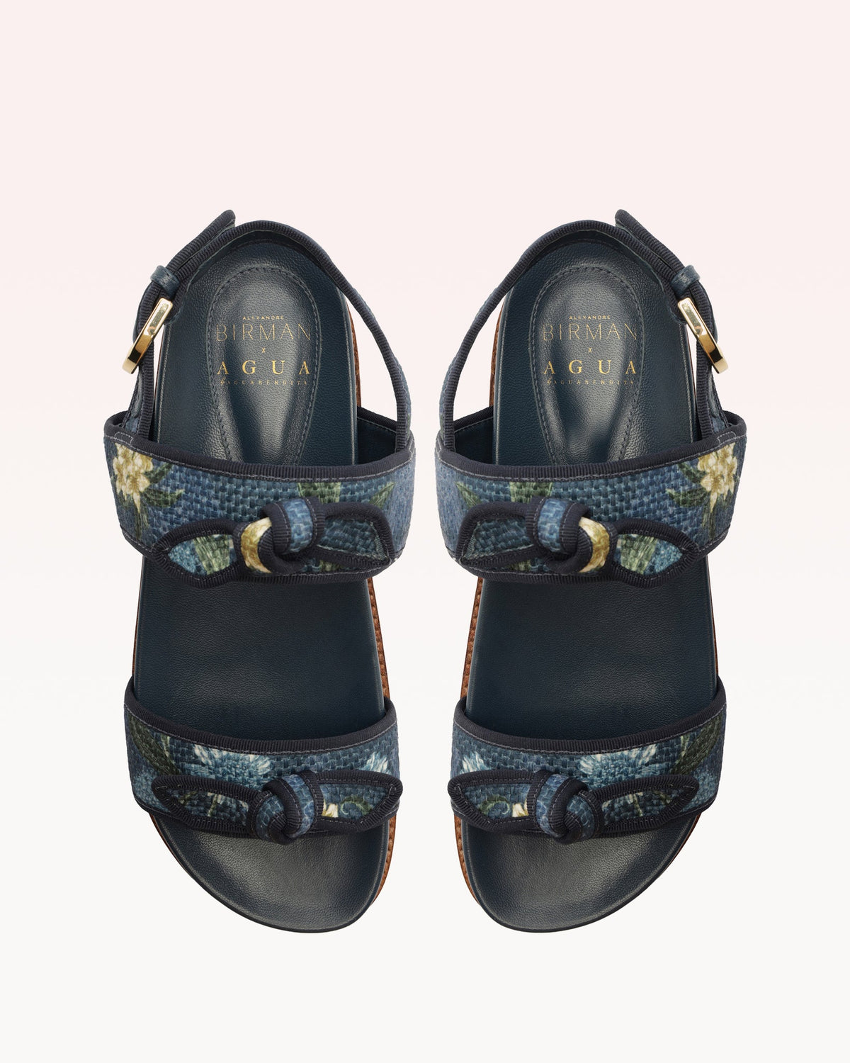 Grosgrain Raffia Sport Sandal Laguna