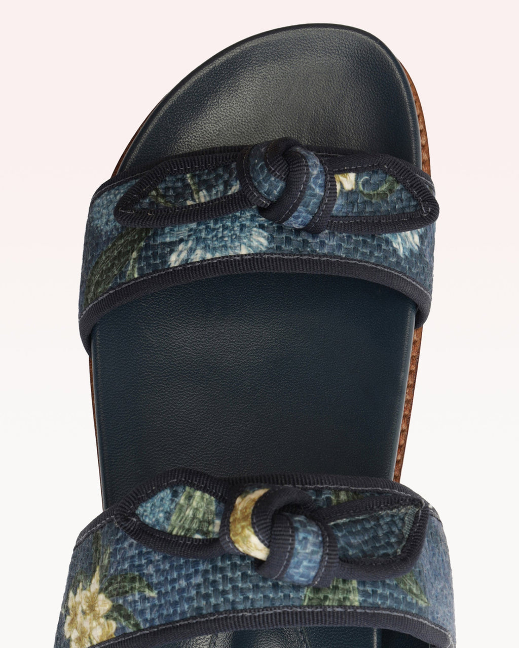 Grosgrain Raffia Sport Sandal Laguna