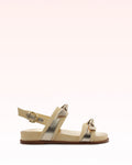 Clarita Raffia Sport Sandal Golden