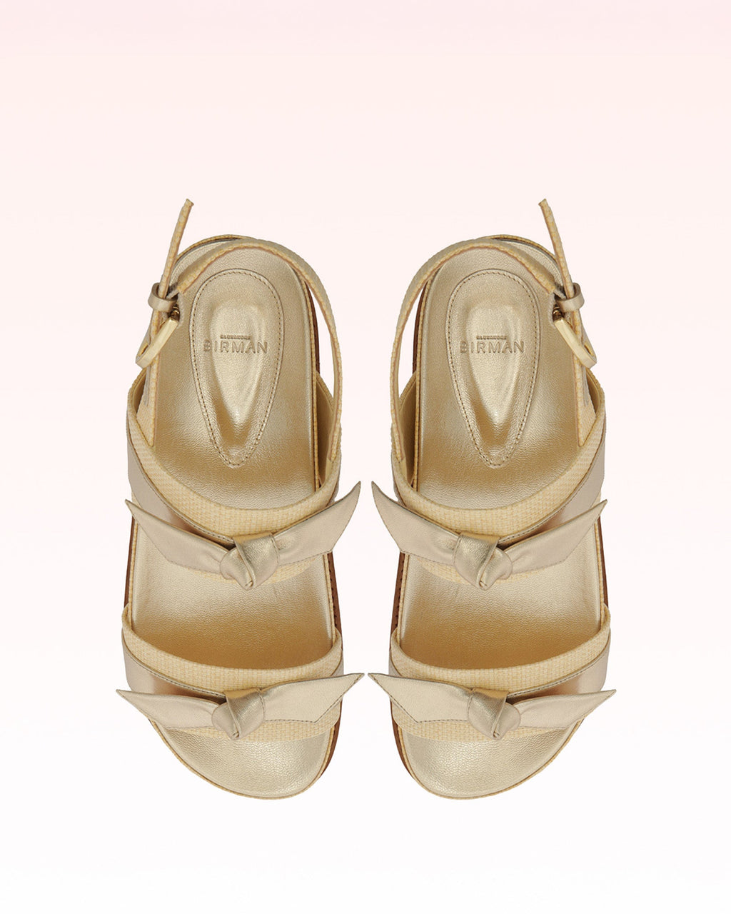 Clarita Raffia Sport Sandal Golden