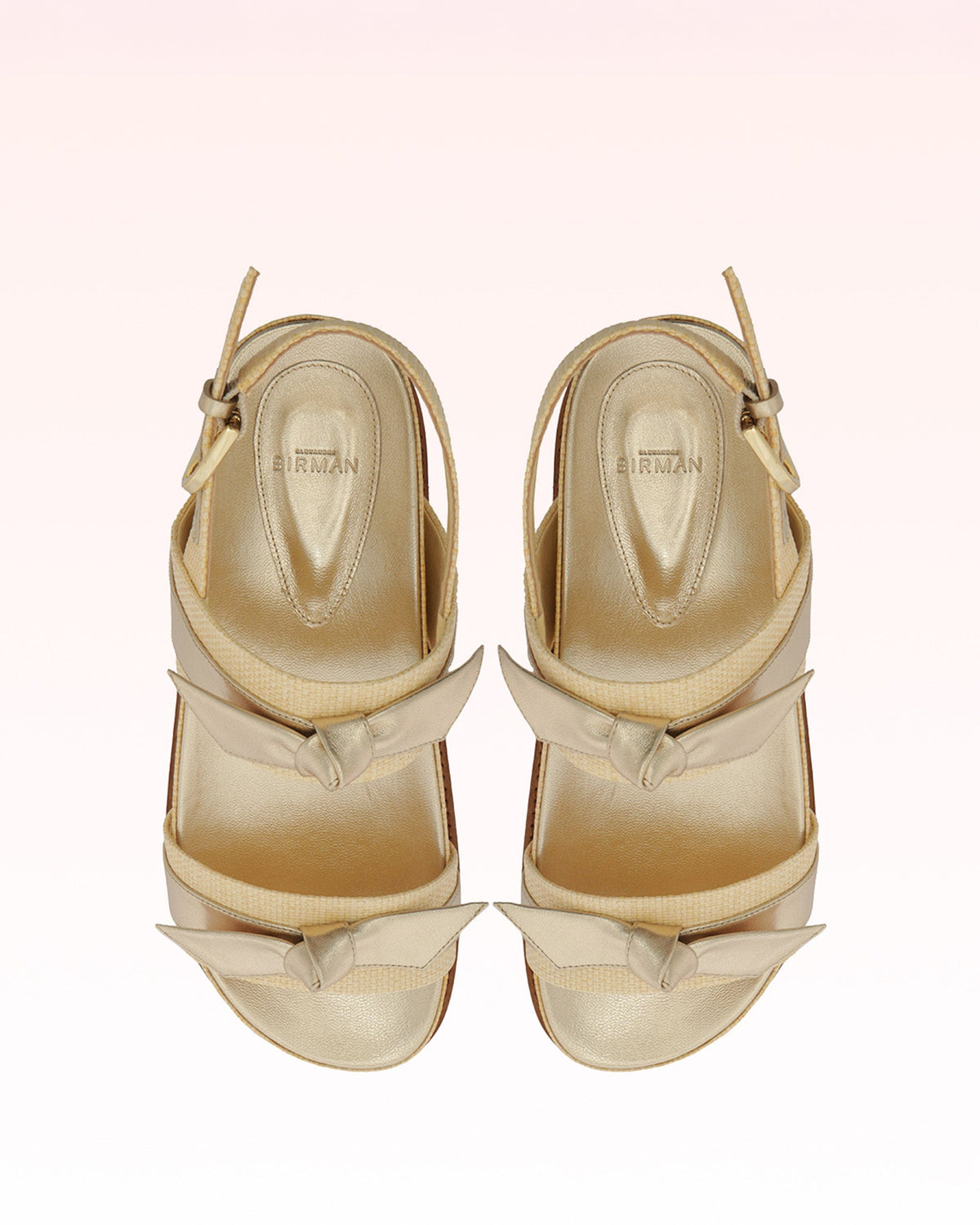 Clarita Raffia Sport Sandal Golden