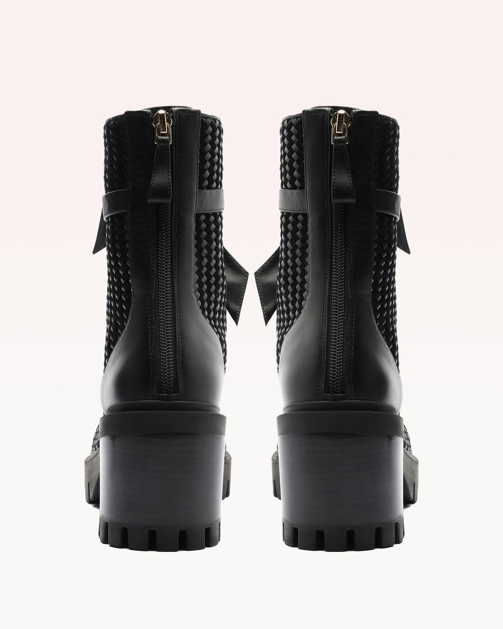 Tresse Combat Black Bootie