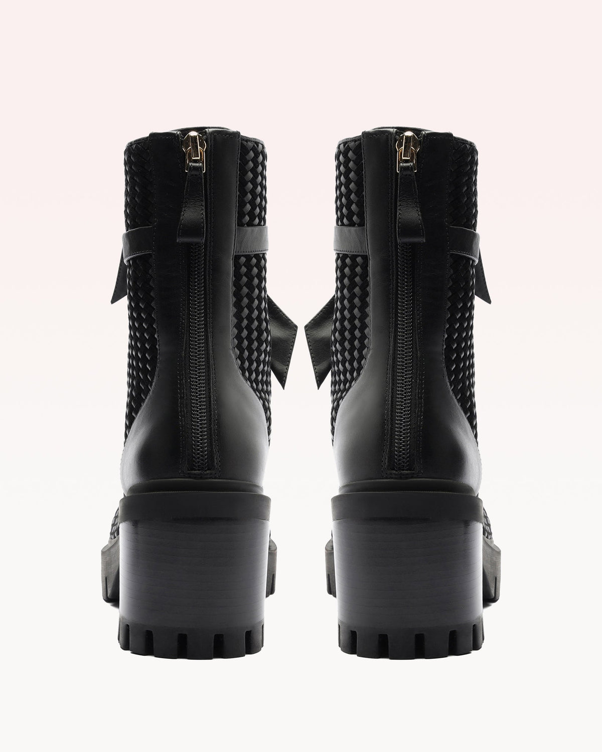 Tresse Combat Black Bootie