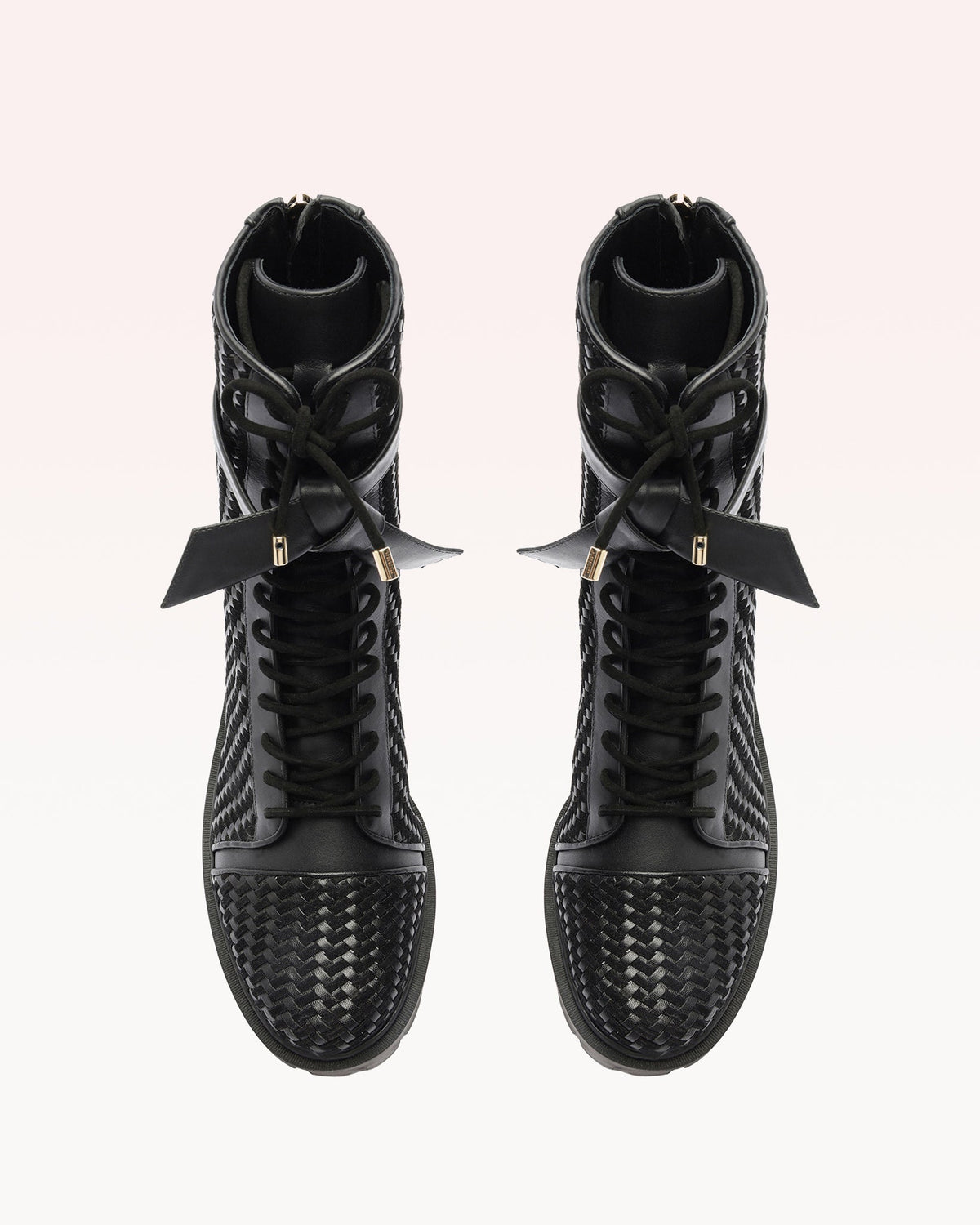 Tresse Combat Black Bootie
