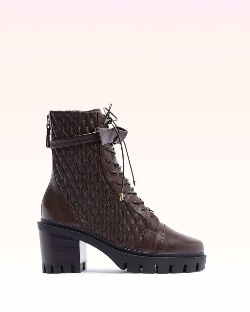 Quilted Clarita Combat 60 Dark Plum