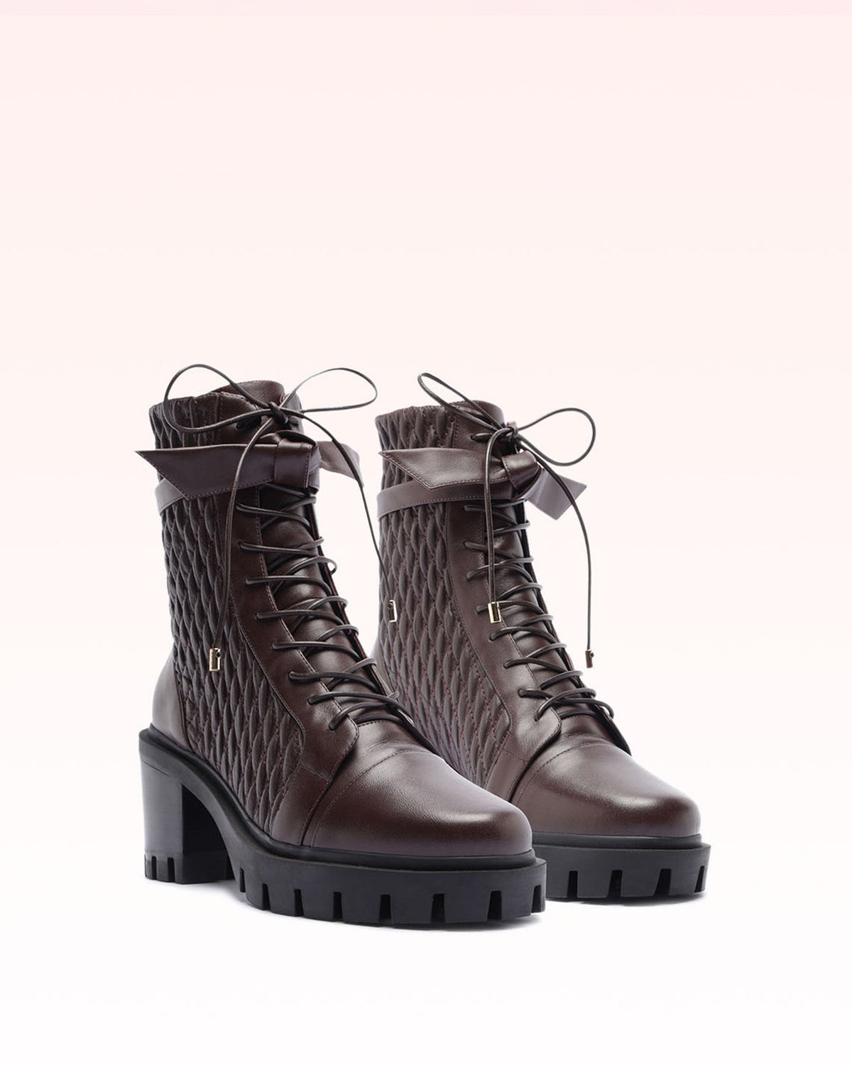 Quilted Clarita Combat 60 Dark Plum