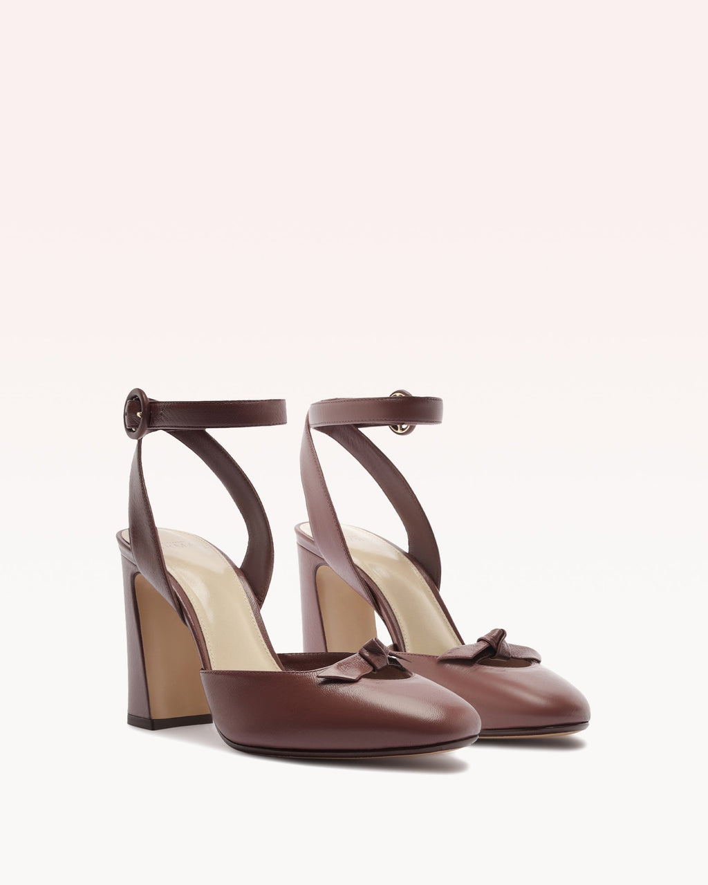 Slim Clarita Peep 90 Deep Blush