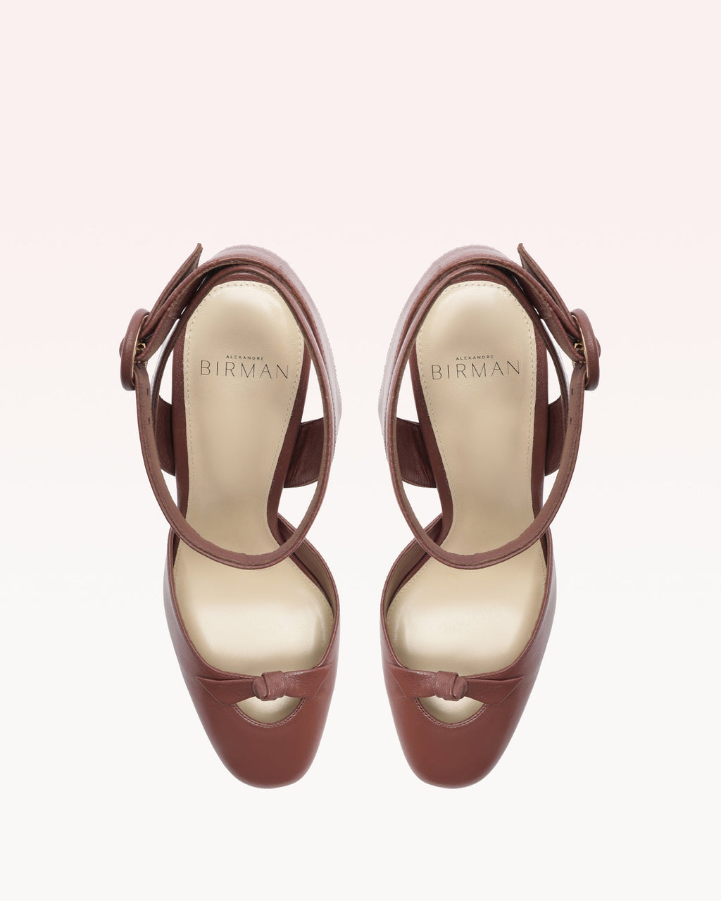 Slim Clarita Peep 90 Deep Blush