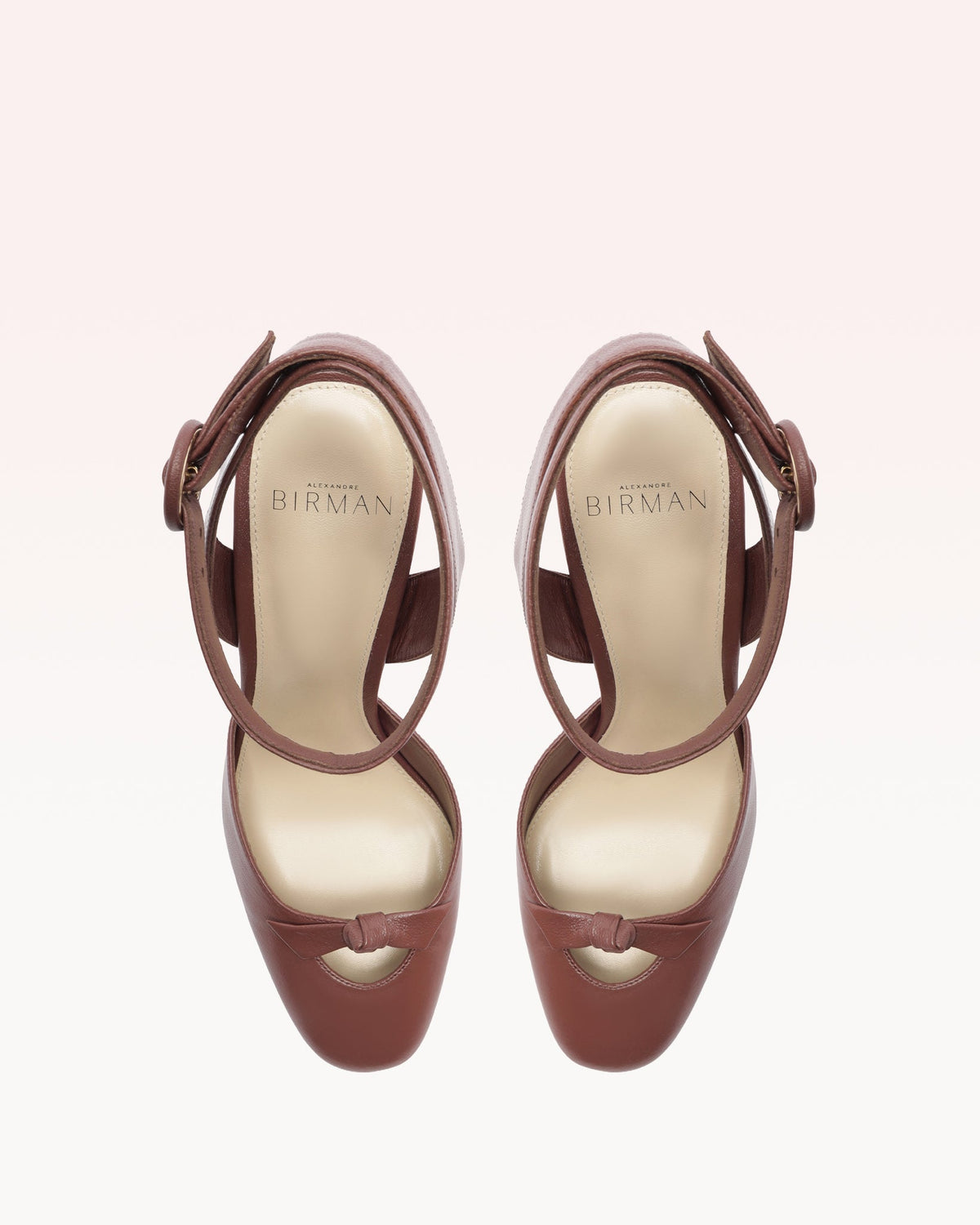 Slim Clarita Peep 90 Deep Blush