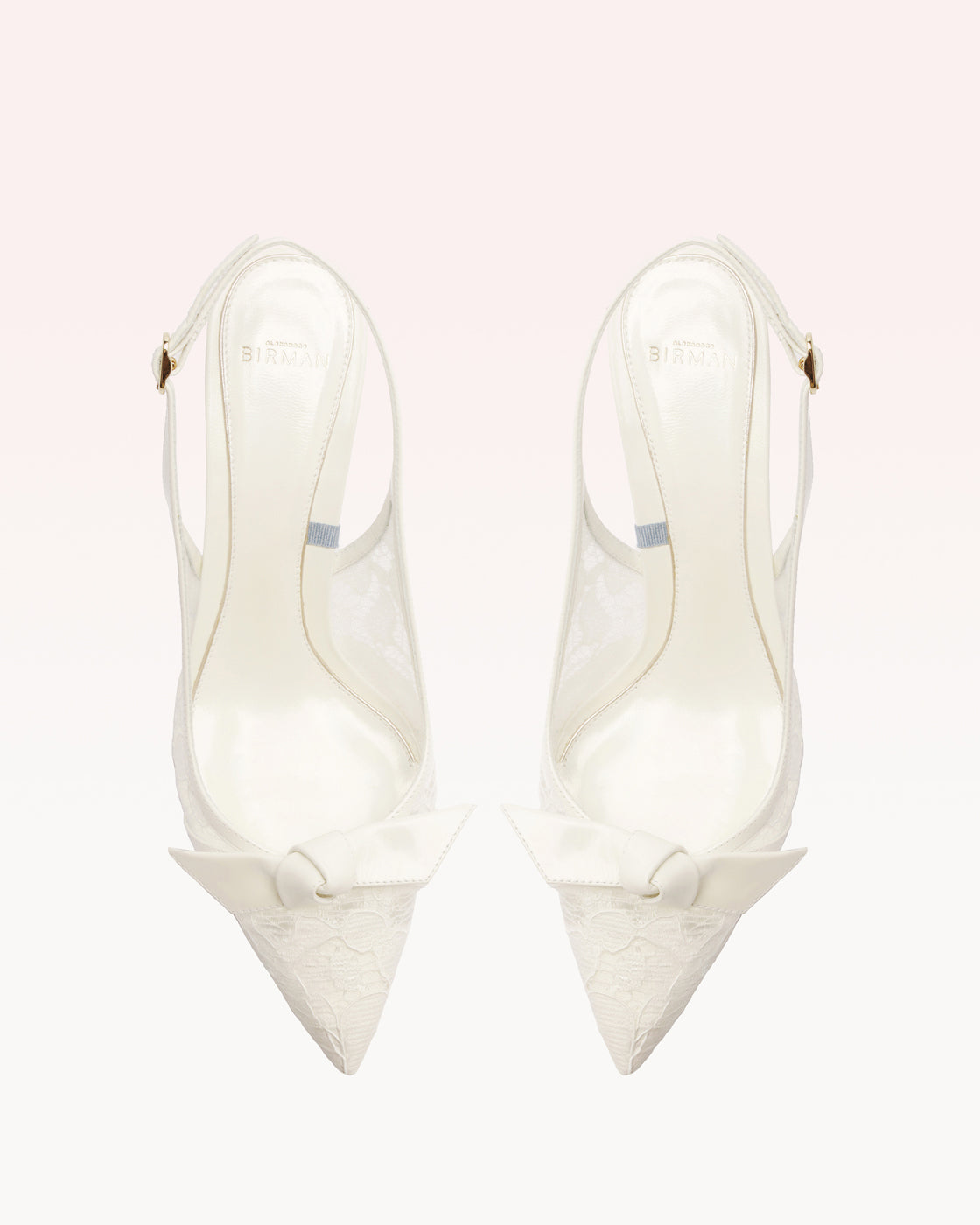 Clarita Classic Slingback 85 Pizzo Off White