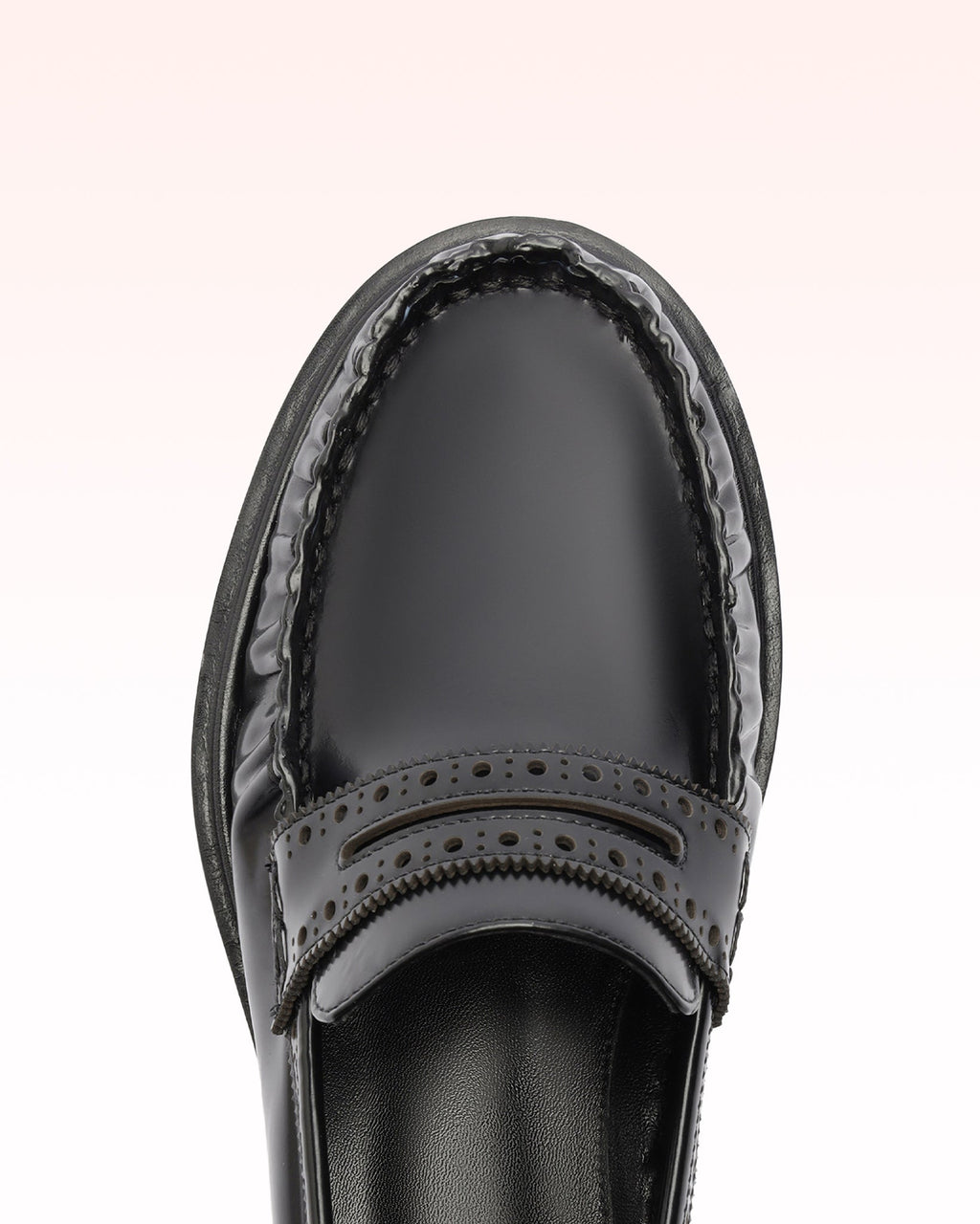 Soft Loafer Brogue Black