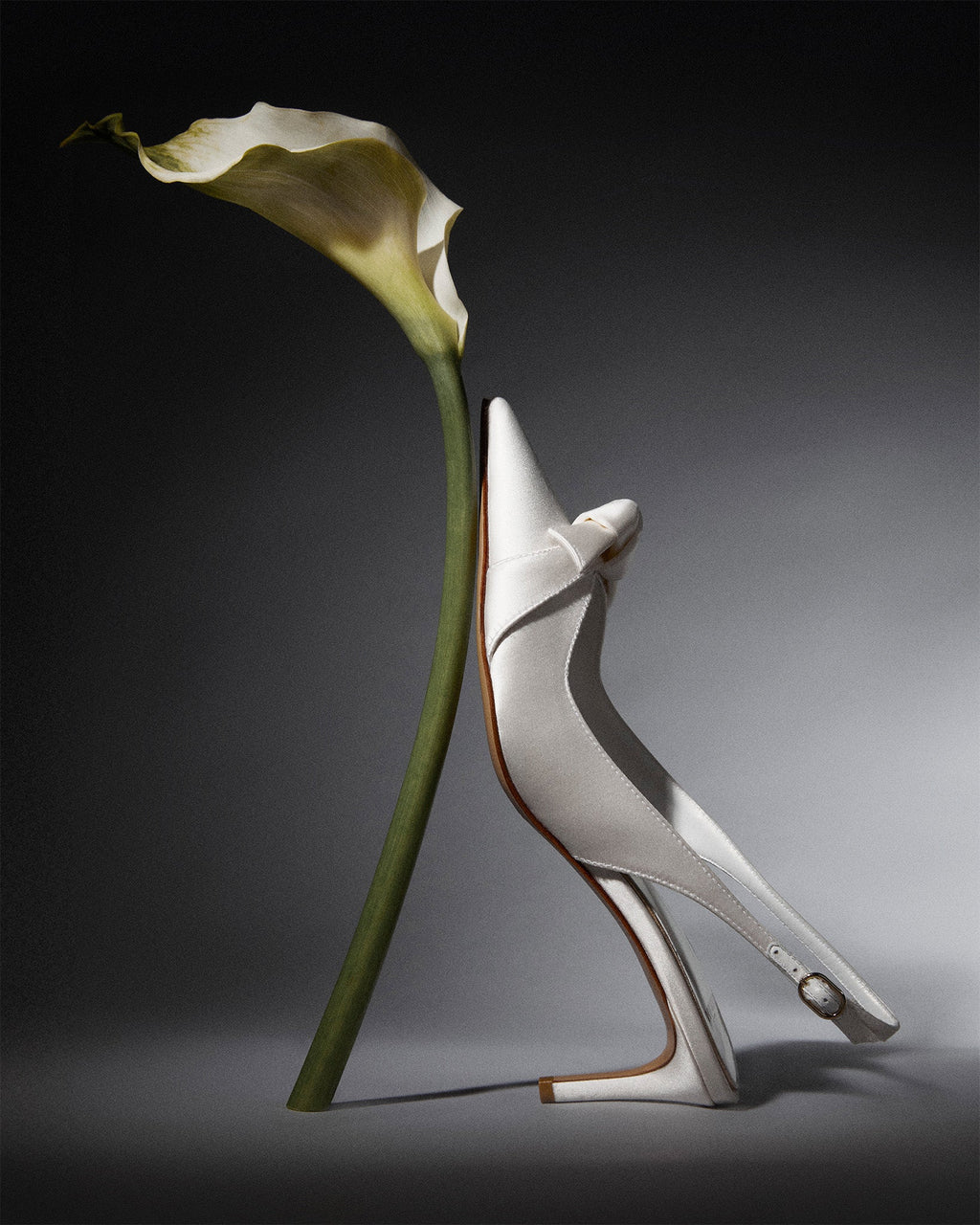 Clarita Classic Slingback 60 Bianco