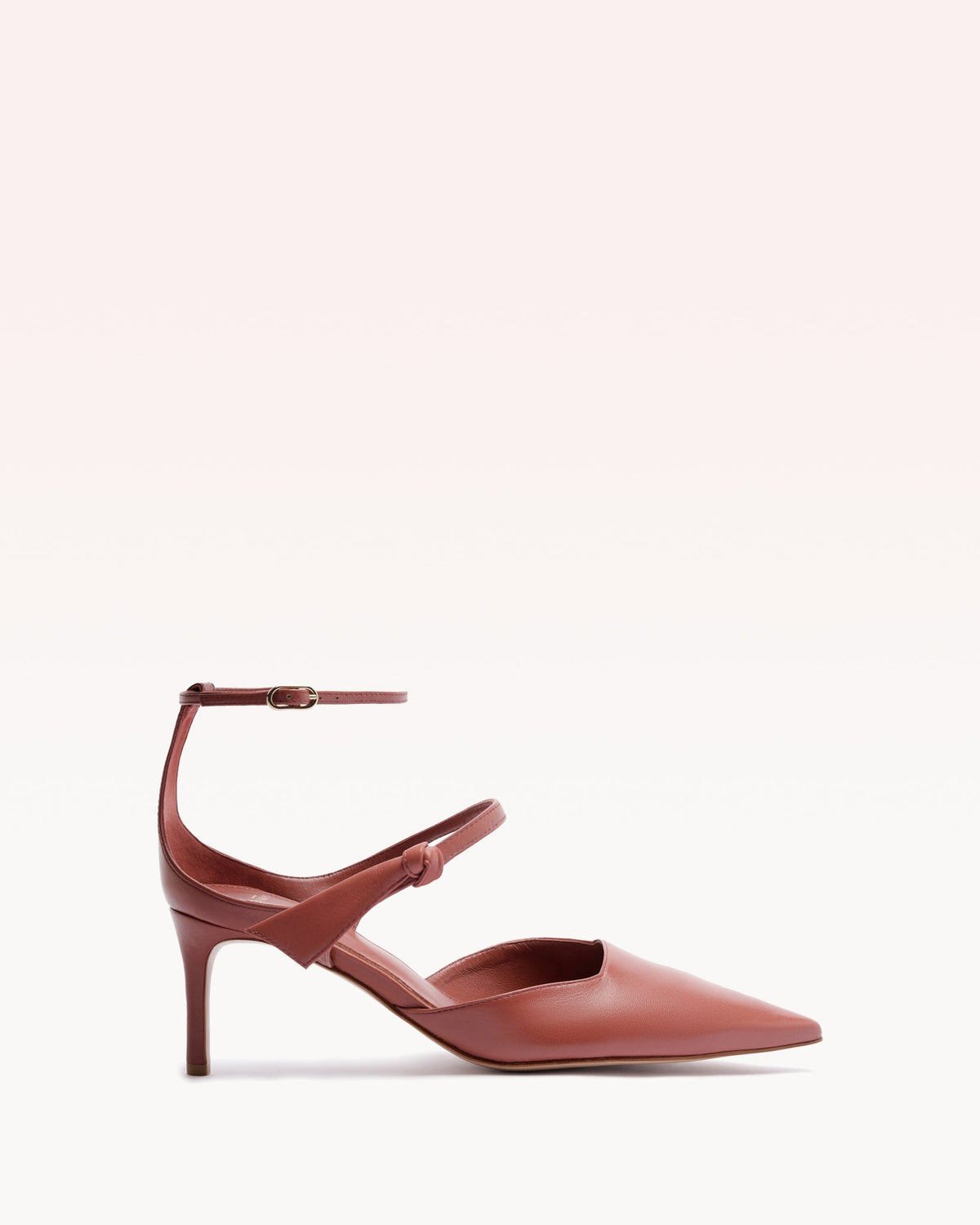 Clarita Asymmetric Sling Pump Ambar Sand