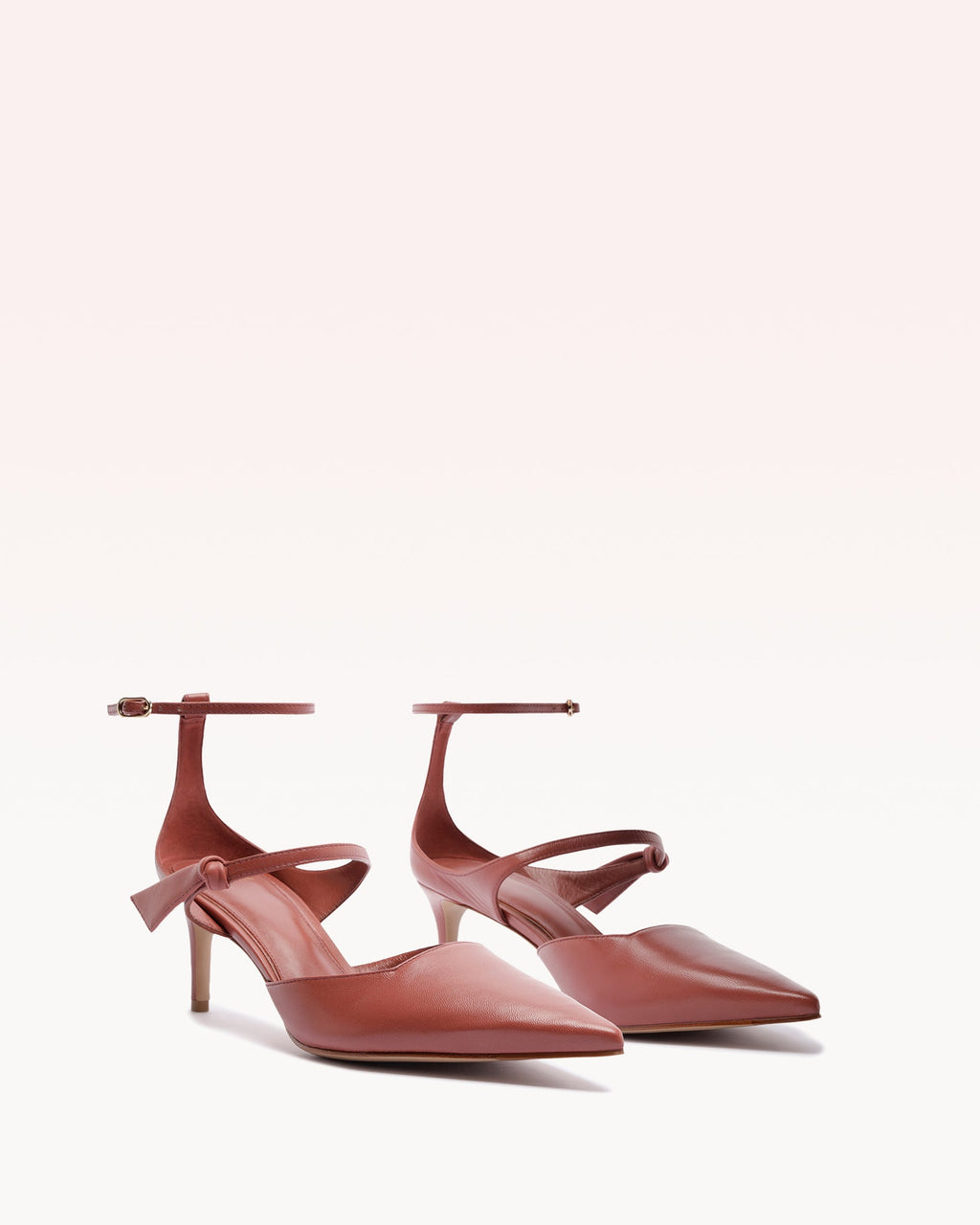 Clarita Asymmetric Sling Pump Ambar Sand
