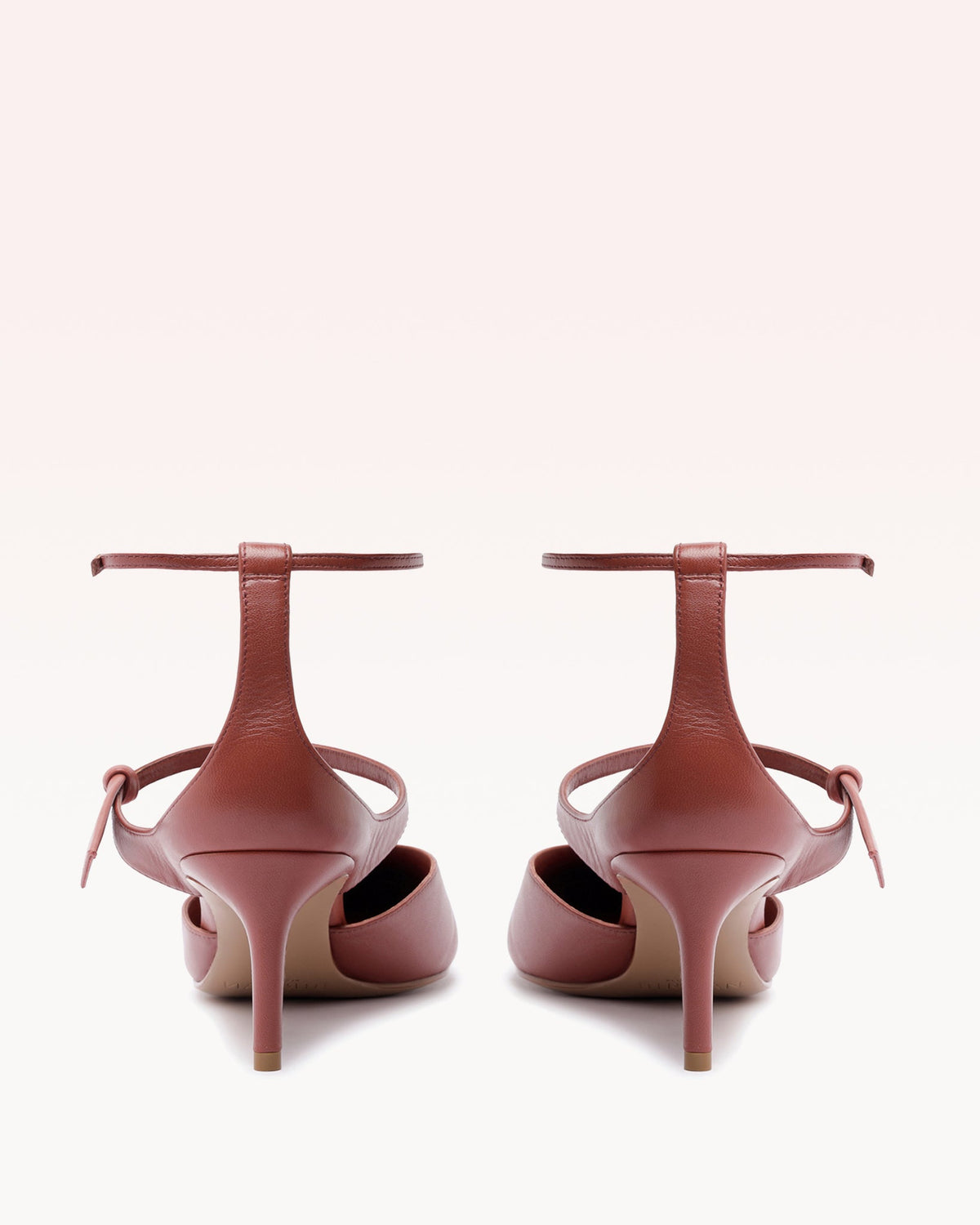 Clarita Asymmetric Sling Pump Ambar Sand