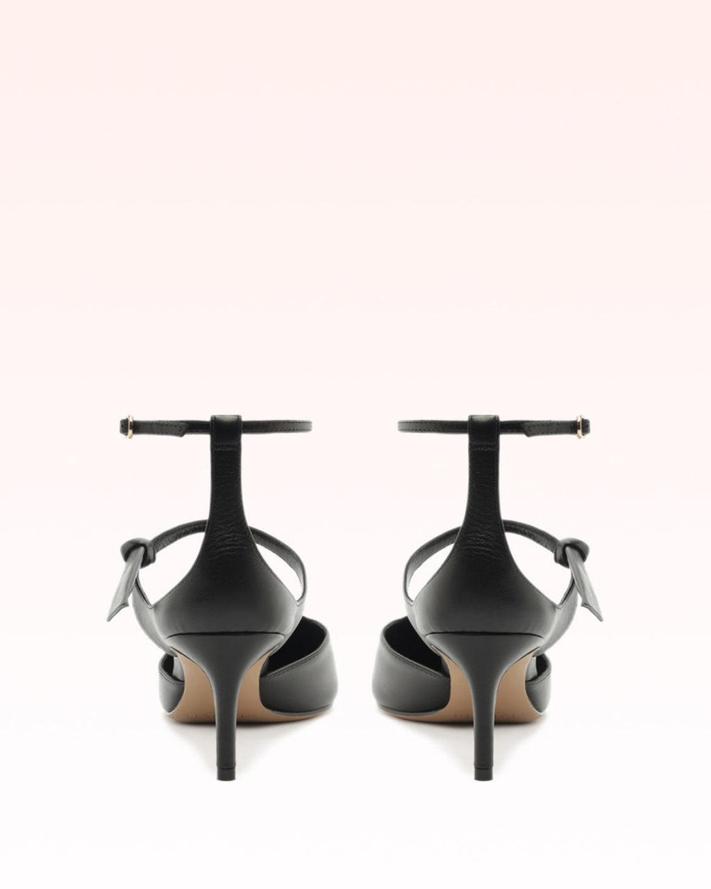 Clarita Asymmetric Sling Pump Black