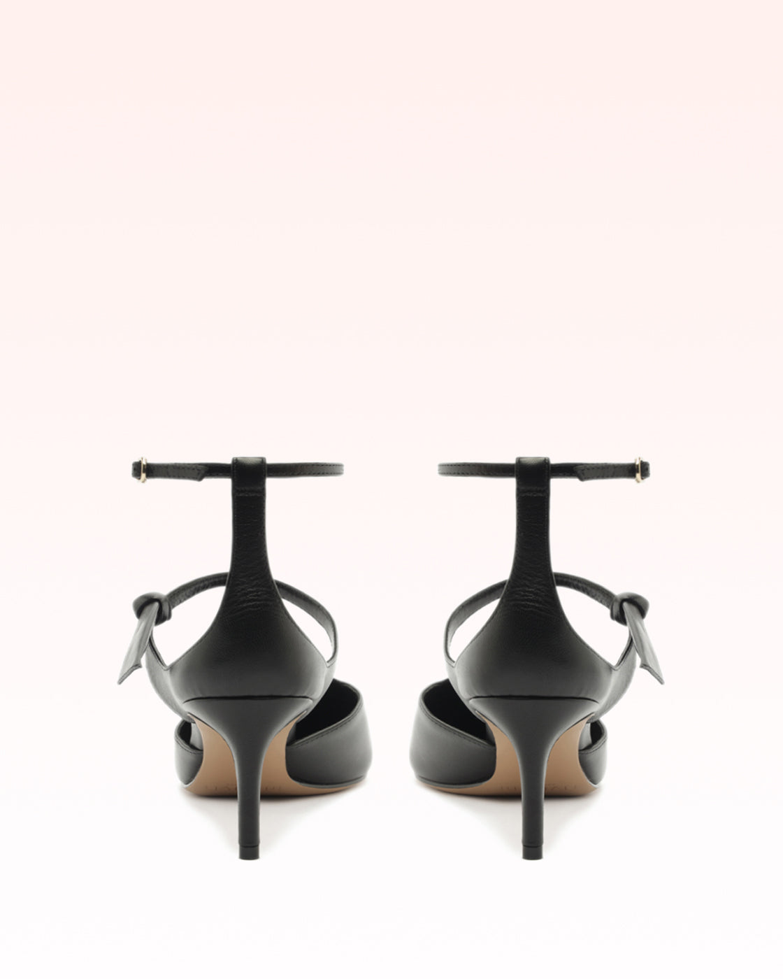 Clarita Asymmetric Sling Pump Black