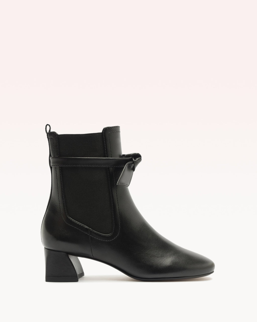 Clarita Almond Bootie 45 Black