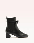 Clarita Almond Bootie 45 Black