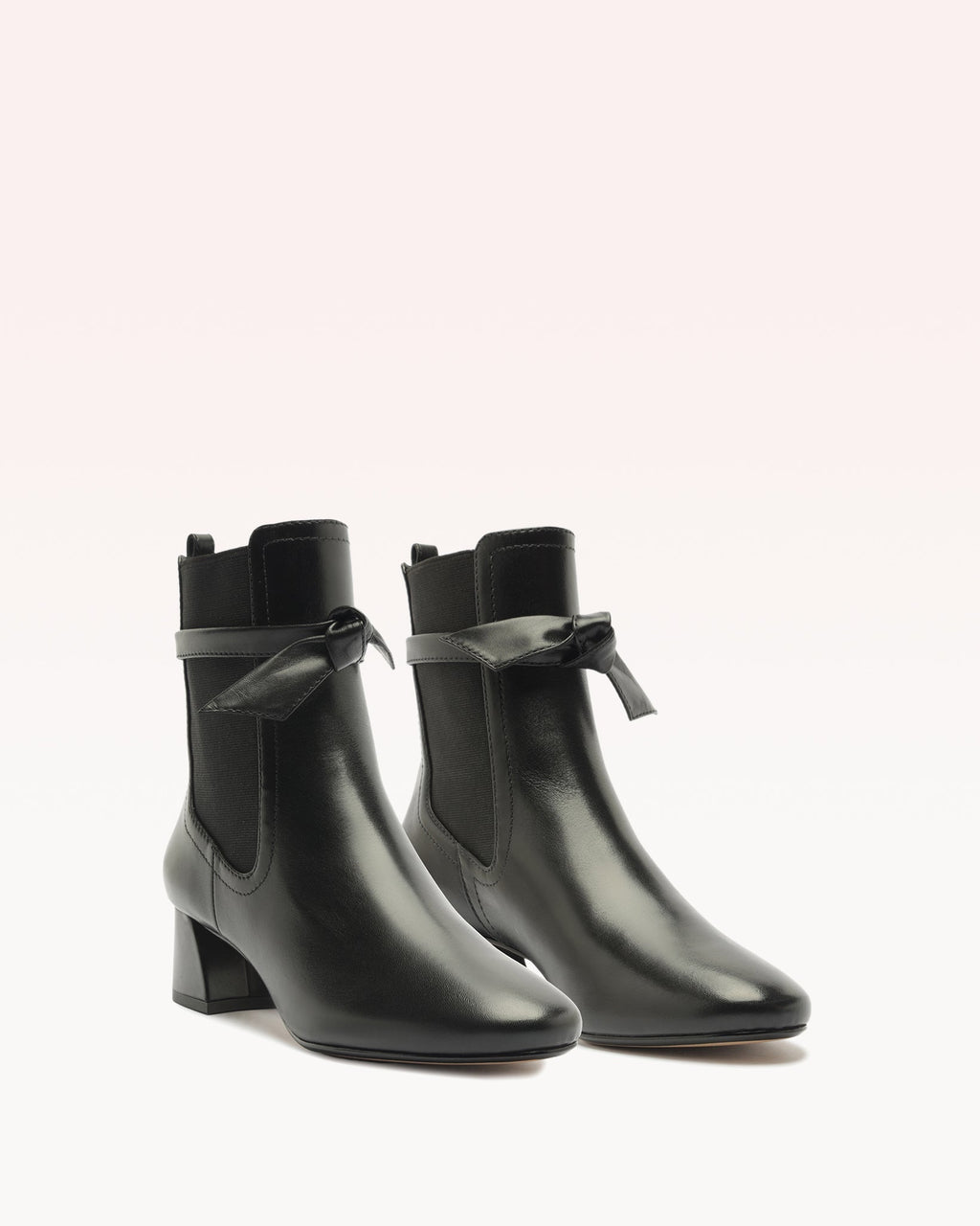 Clarita Almond Bootie 45 Black