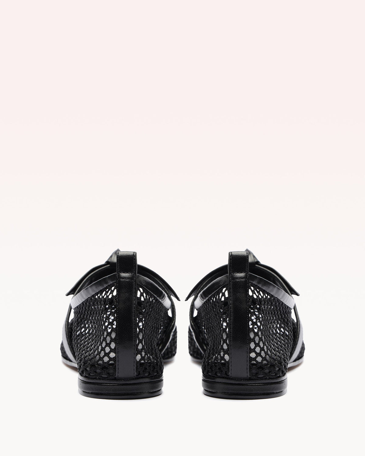 Clarita Ballerina Mesh Black
