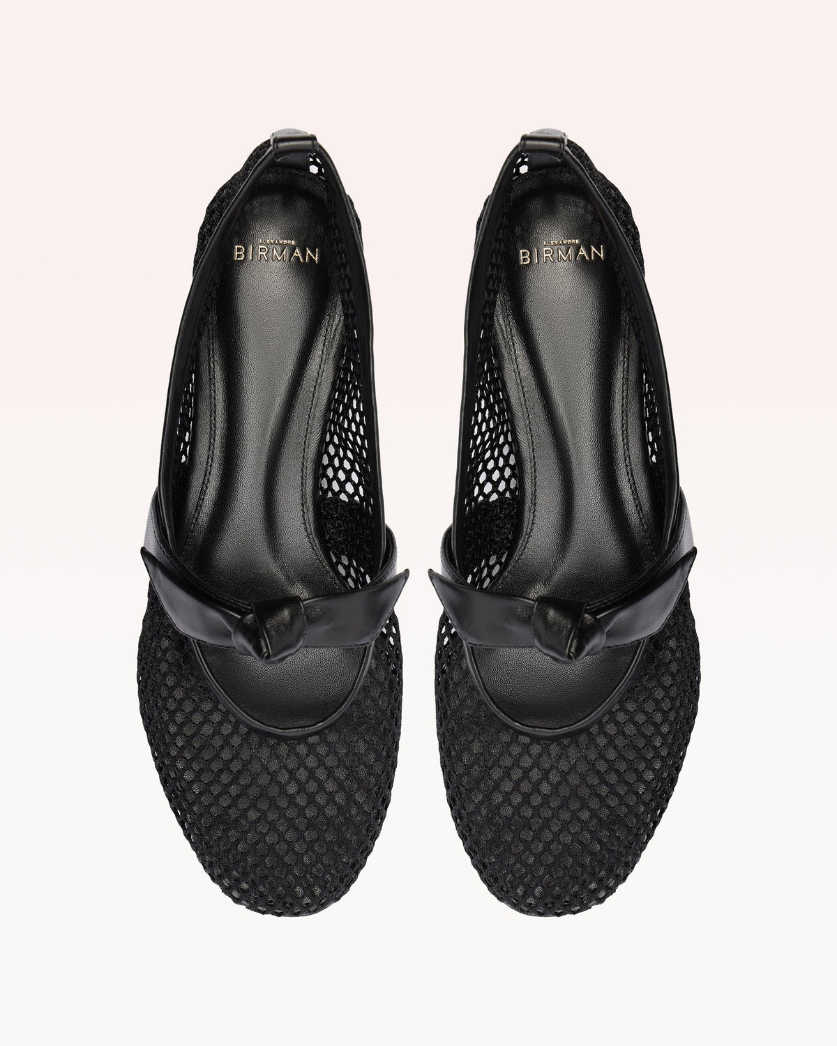 Clarita Ballerina Mesh Black